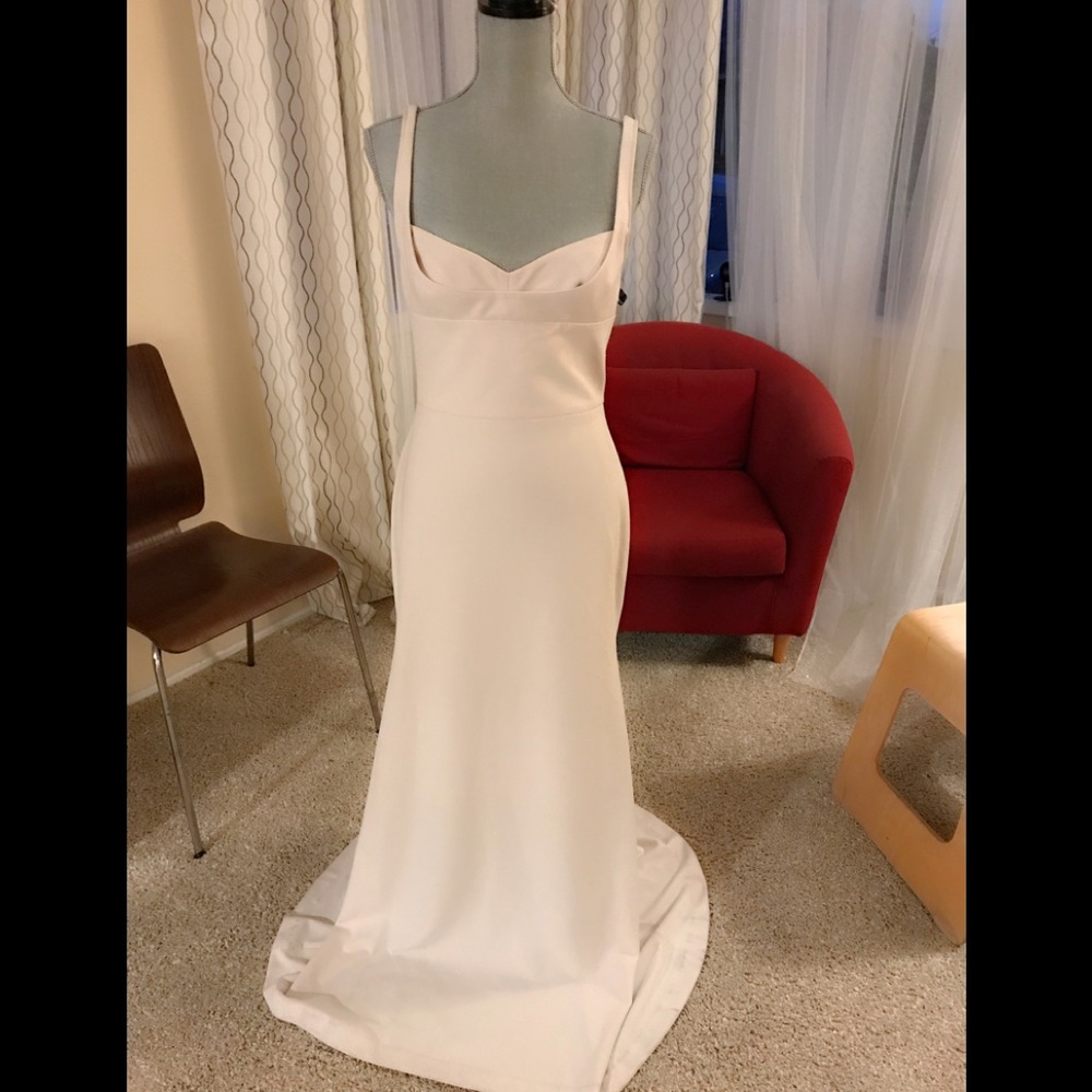 Vera Wang Bridemaid Blush A line Dress